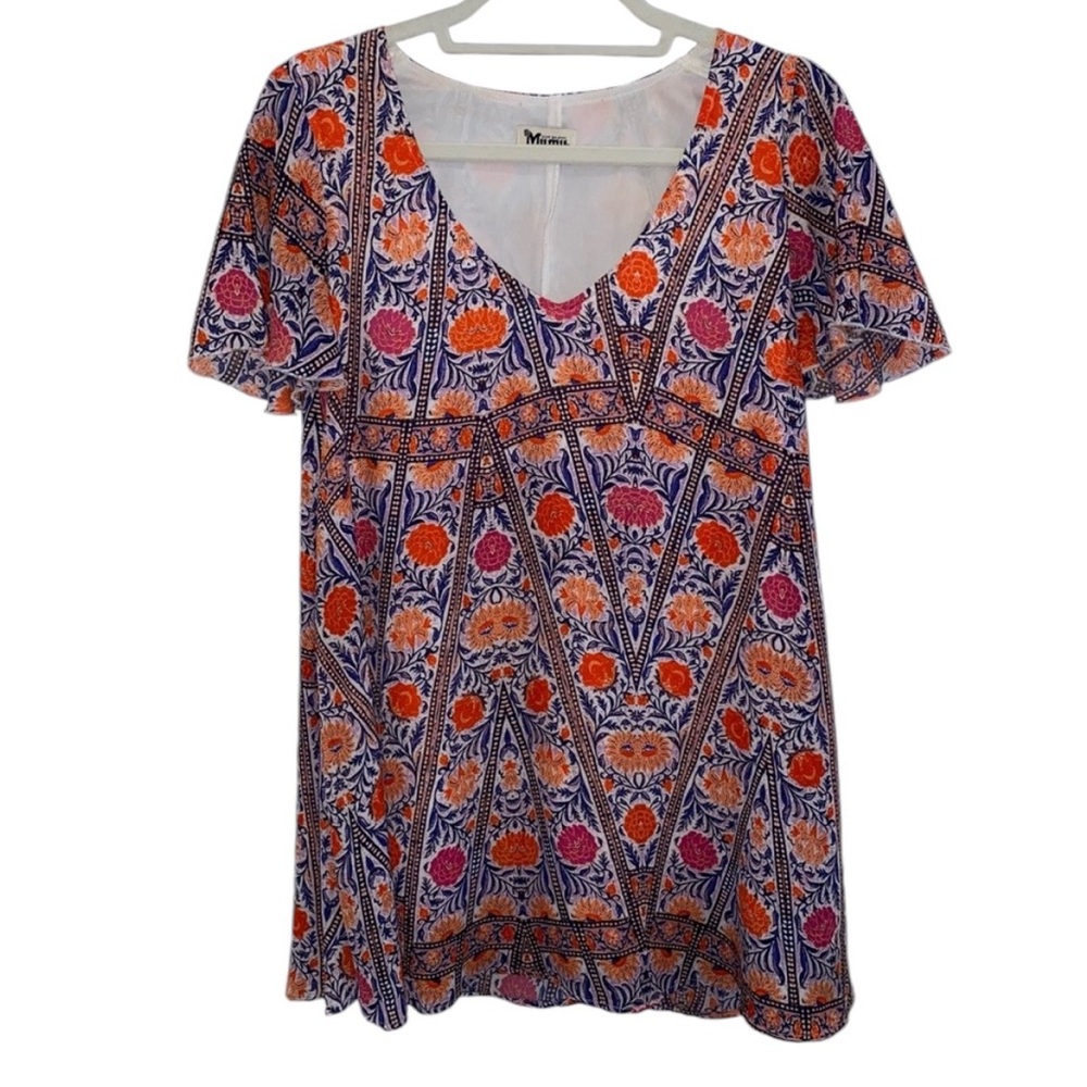 SHOW ME YOUR MUMU KYLIE FLORAL PRINT MINI DRESS